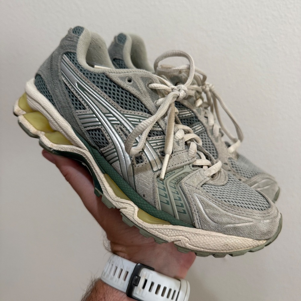 ASICS Gel-Kayano 14 Piedmont Grey Running Shoes 1201A161 Mens 5 Womens 6.5
